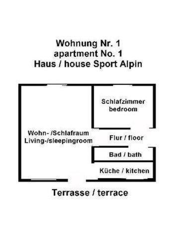 Sport-Alpin-Wohnung-1 Оберстдорф Экстерьер фото